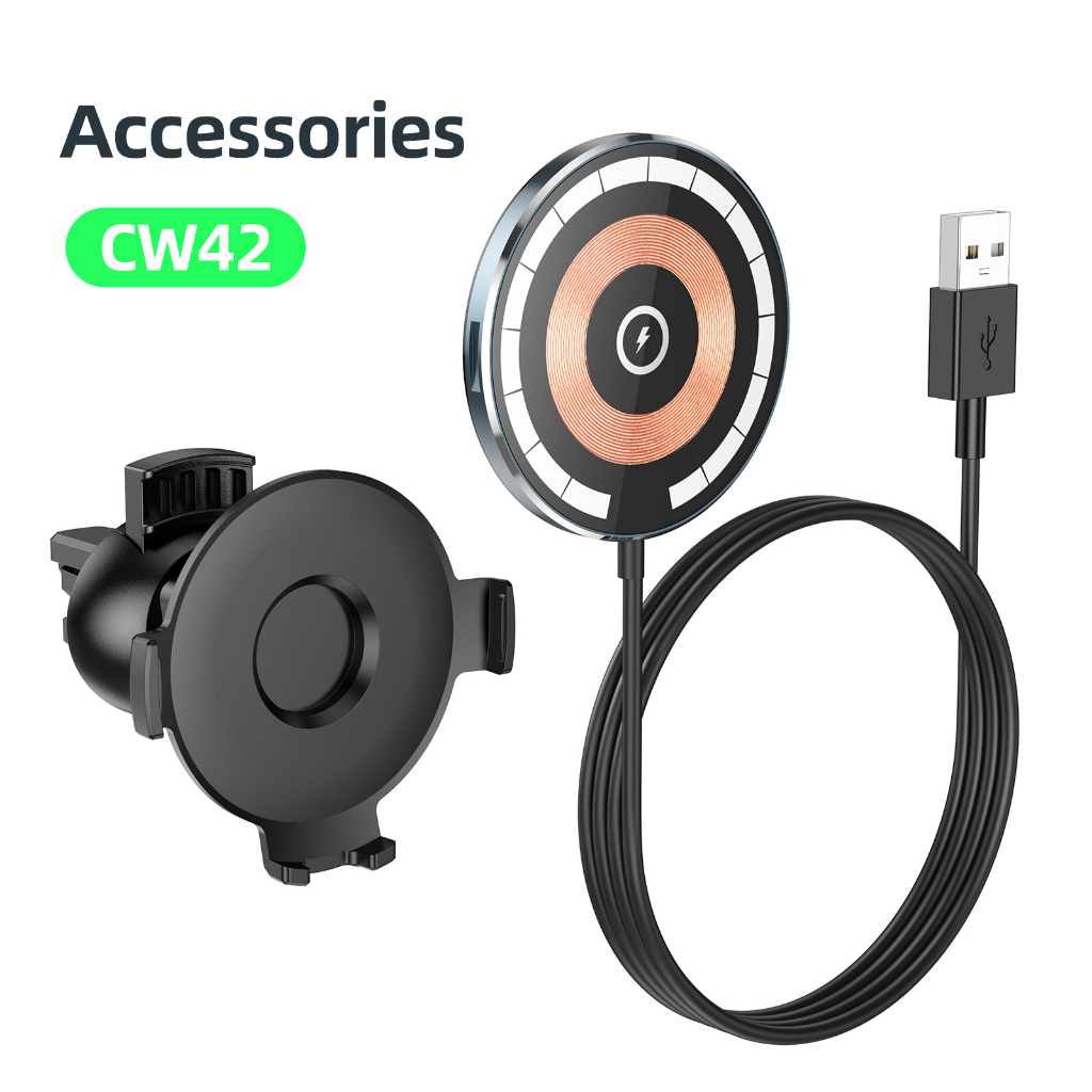 Đế Sạc Điện Thoại Không Dây Đa Năng HOCO CW42 Qi Cho Điện Thoại 13 14 12 Pro Max / 12 Pro / 12 / 12 Mini