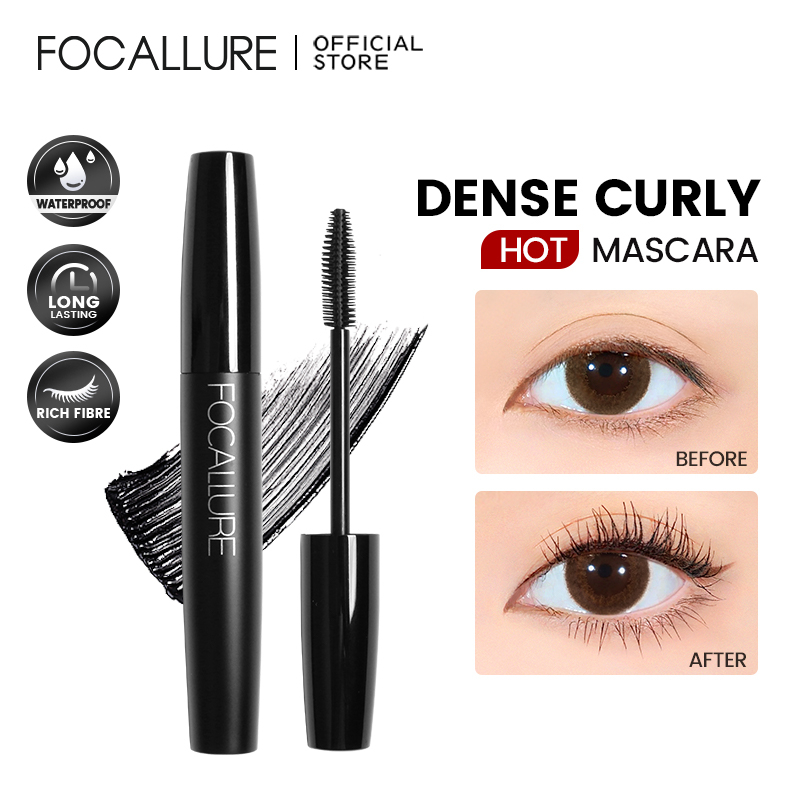Mascara FOCALLURE kéo dài lông mi chống vón cục lâu trôi 10g