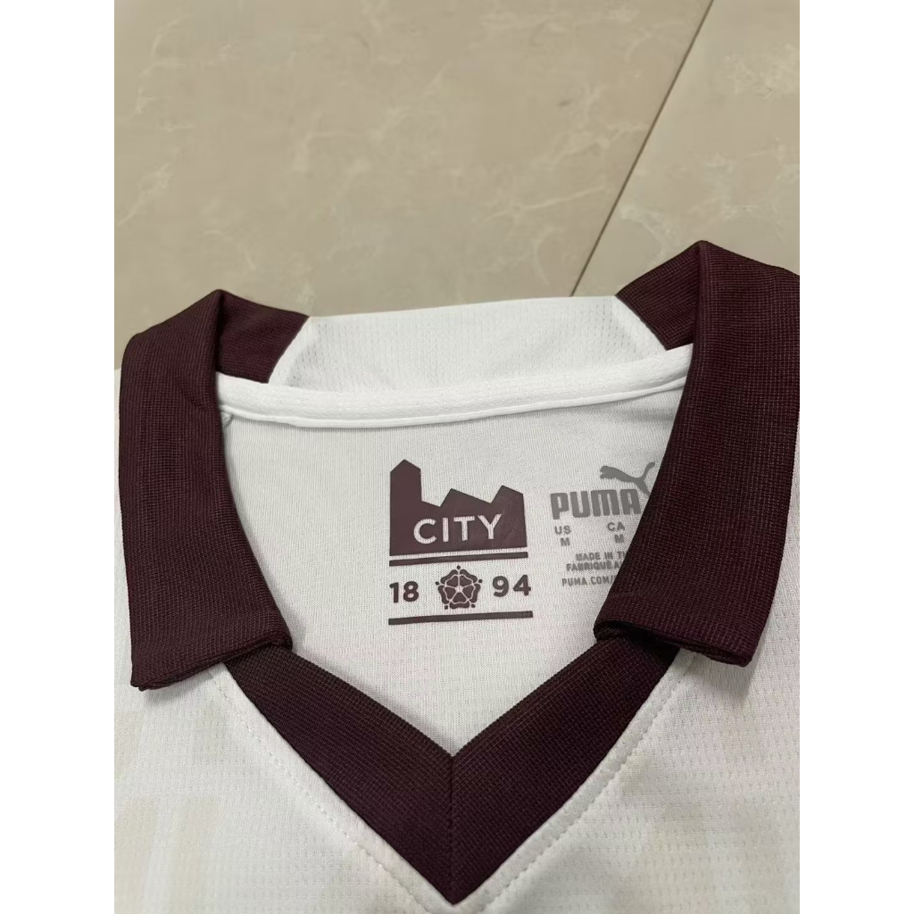 Áo Thun Bóng Đá Size S-2XL * Chất Lượng Cao Size 23-24 MCI Away