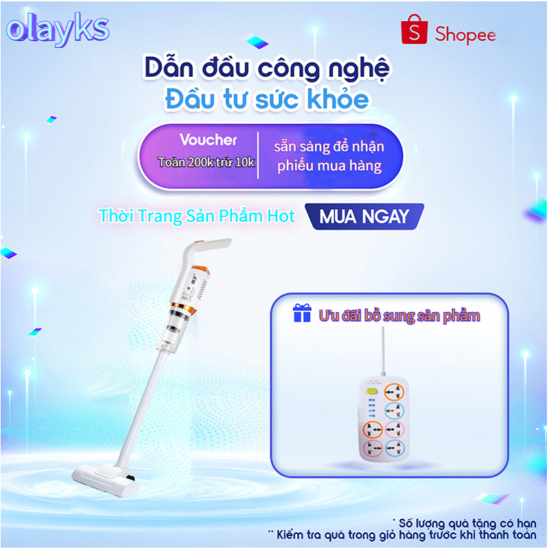 OLAYKS máy hút bụi cầm tay Máy hút bụi ô tô gia đình không dây bốn trong một di động siêu hút công suất cao