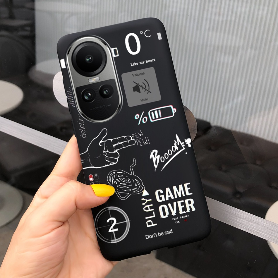 Ốp Điện Thoại Silicon Mềm In Họa Tiết Dễ Thương Cho OPPO Reno 10 CPH2531 / Reno 10 Pro CPH2525 2023 Reno10 10Pro 5G