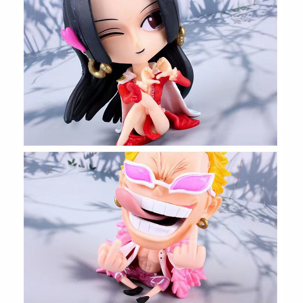 Mô Hình Nhân Vật One Piece Đầu To Dễ Thương Cao 10cm