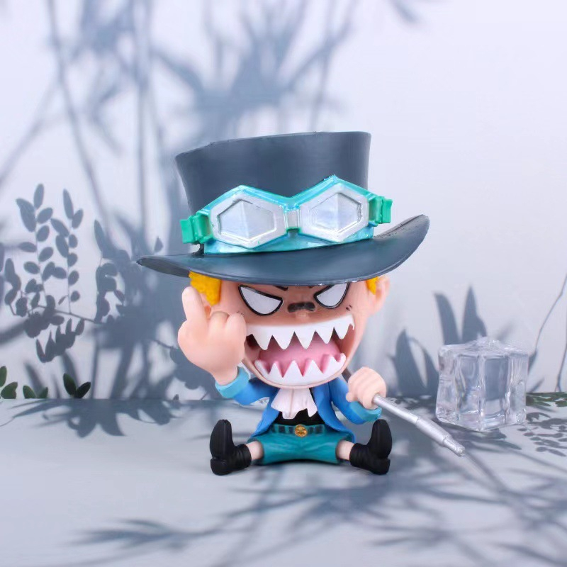 Mô Hình Nhân Vật One Piece Đầu To Dễ Thương Cao 10cm