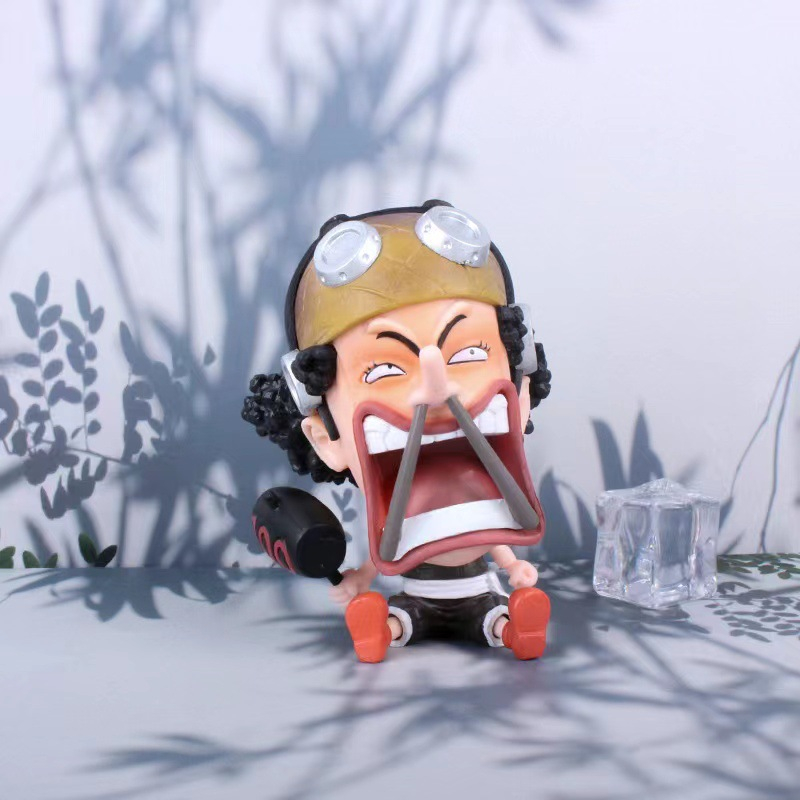 Mô Hình Nhân Vật One Piece Đầu To Dễ Thương Cao 10cm