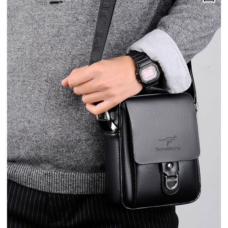 Túi Da Đeo Chéo Đa Chức Năng Phong Cách Doanh Nhân Thời Trang Cho Nam zc294