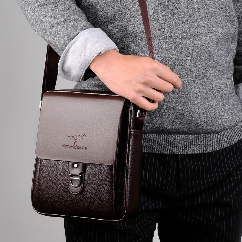 Túi Da Đeo Chéo Đa Chức Năng Phong Cách Doanh Nhân Thời Trang Cho Nam zc294