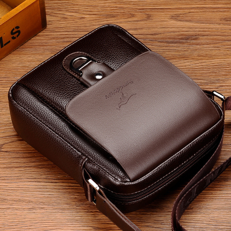 Túi Da Đeo Chéo Đa Chức Năng Phong Cách Doanh Nhân Thời Trang Cho Nam zc294