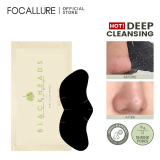 Miếng dán lột mụn FOCALLURE làm sạch sâu Hỗ Trợ Giảm mụn đầu đen cho vùng mũi 2.2g / miếng
