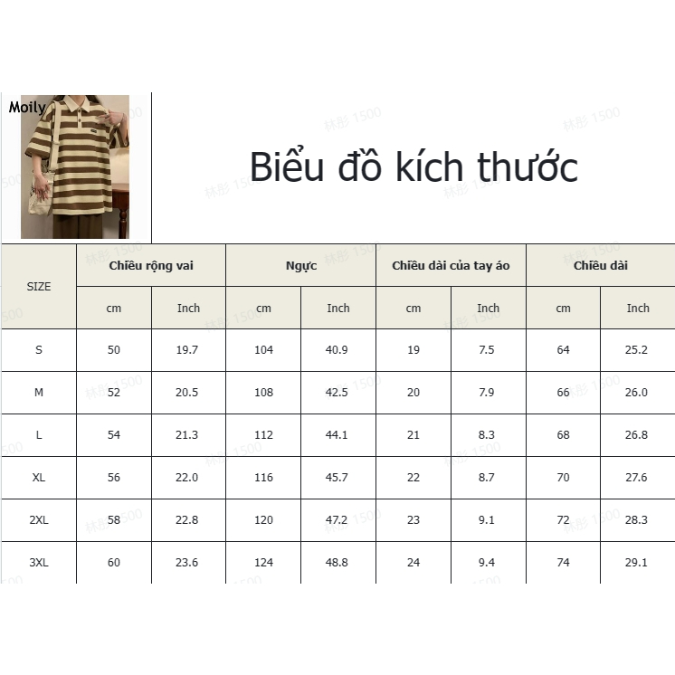 Moily thun áo áo polo  nữ Thời trang hàn quốc A29J14H