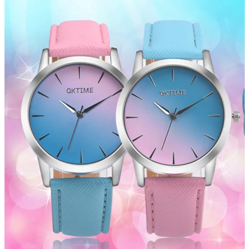 Đồng Hồ Đeo Tay Chống Nước Màu Gradient Thời Trang BK25 Dành Cho Nữ