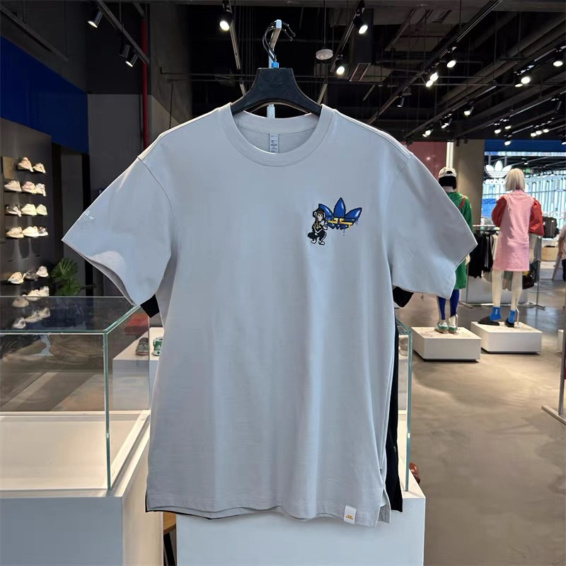 Áo Thun Adidas 100% Trefoil IP1791 IP1792 IP1793 Tay Ngắn In Hình Vua Khỉ Độc Đáo