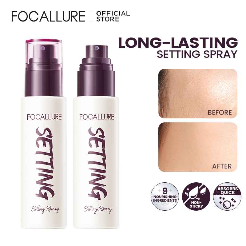 Xịt Khóa Lớp Trang Điểm Focallure Lâu Trôi Kiềm Dầu Hydrat Hóa Và Nuôi Dưỡng Da