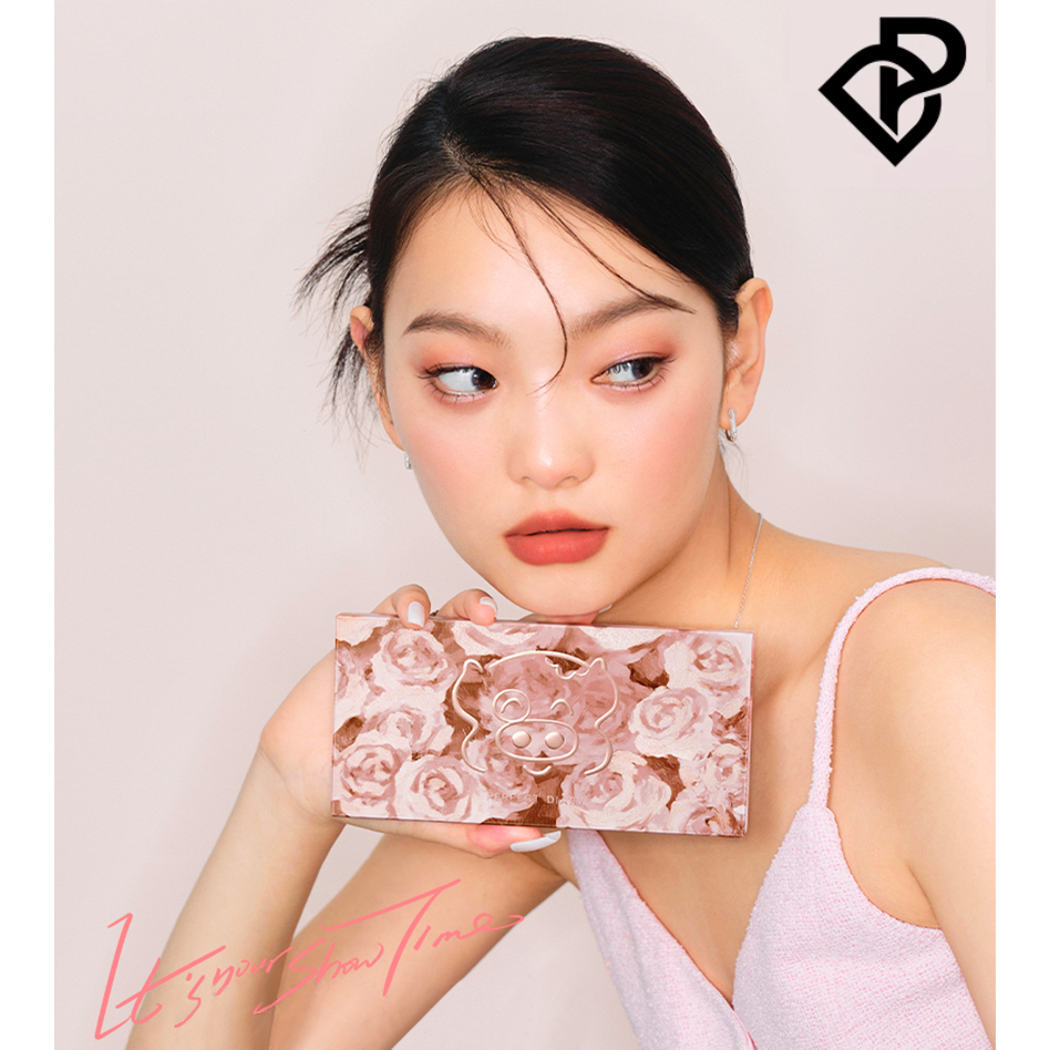 Hoàn Hảo / Nhật Ký Bảng Phấn Mắt Lúa Mì Động Vật Bỏ Túi Hình Bướm Cáo Mèo Cá Koi Niche