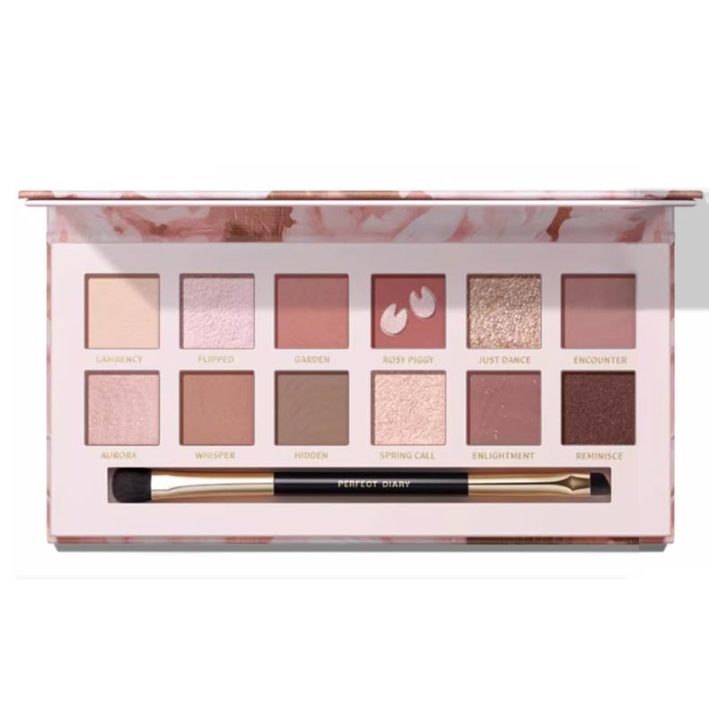 Hoàn Hảo / Nhật Ký Bảng Phấn Mắt Lúa Mì Động Vật Bỏ Túi Hình Bướm Cáo Mèo Cá Koi Niche