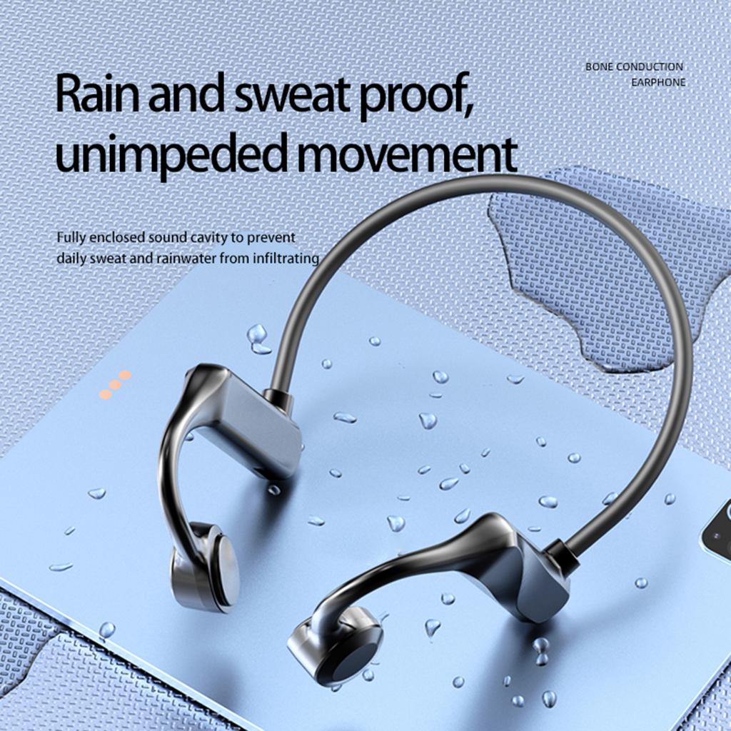 Tai nghe không dây Bluetooth 5.0 RGA Sport Headphone truyền âm thanh qua xương