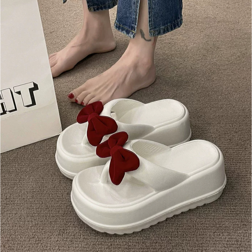 Dép dày đế Dép xỏ ngón đế dày nữ mùa hè 2023 mẫu mới dễ thương hoạt hình