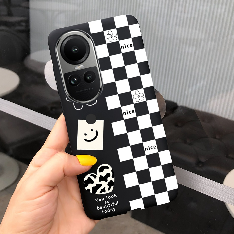 Ốp Điện Thoại Silicon Mềm In Họa Tiết Dễ Thương Cho OPPO Reno 10 CPH2531 / Reno 10 Pro CPH2525 2023 Reno10 10Pro 5G