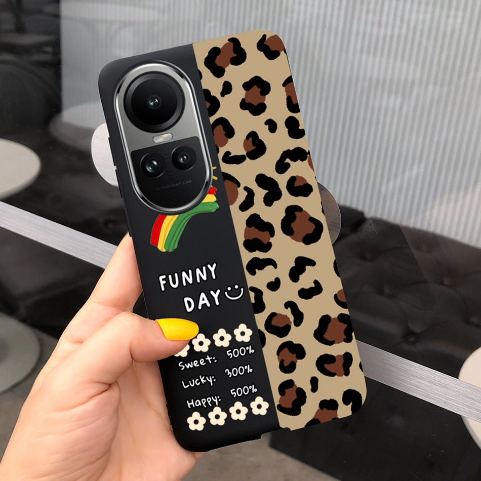 Ốp Điện Thoại Silicon Mềm In Họa Tiết Dễ Thương Cho OPPO Reno 10 CPH2531 / Reno 10 Pro CPH2525 2023 Reno10 10Pro 5G