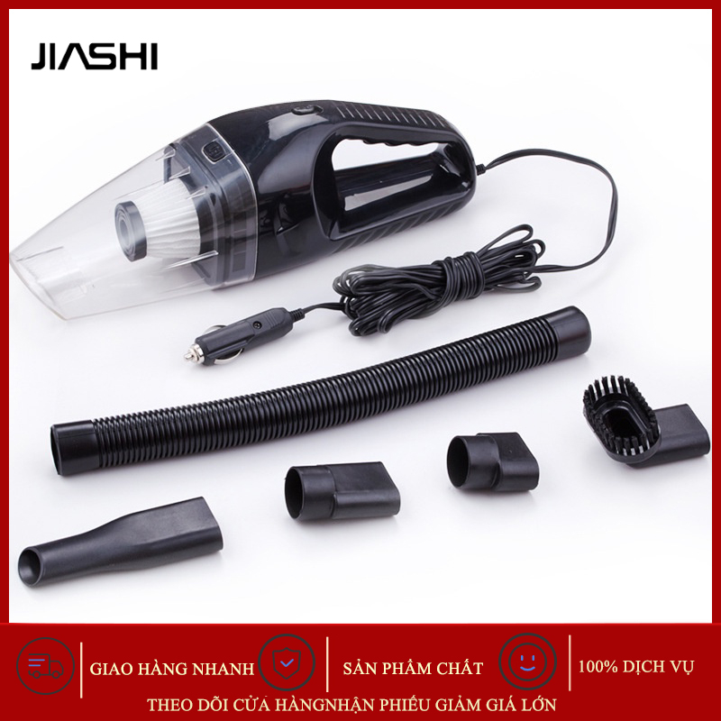 JIASHI [only car] Máy hút bụi cầm tay công suất cao sử dụng ướt và khô lực hút mạnh 120w cho xe hơi