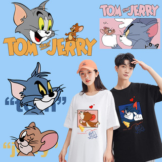 Sticker Ủi Thêu Hình Tom Và Jerry Dễ Thương