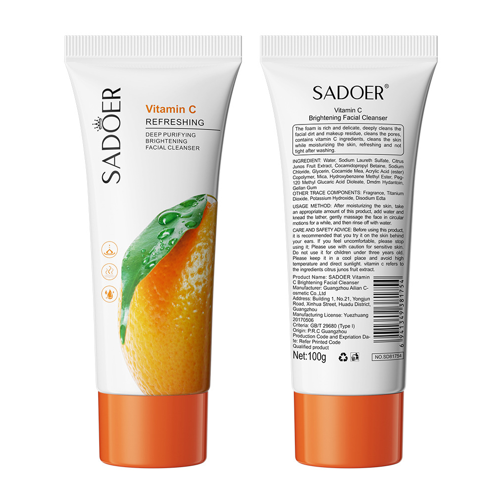 Sữa Rửa Mặt Vitamin C Chiết Xuất Cam 100g