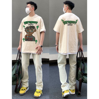 Áo Thun Cotton Ngắn Tay Cổ Tròn Thời Trang Hip Hop Cho Nam
