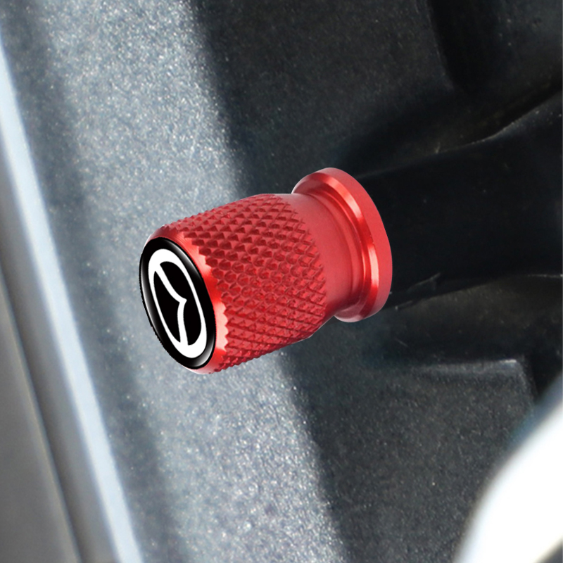 Set 4 Nắp Van Bánh Xe Hơi Mazda 5 6 323 626 RX8 CX5 CX-4 MX3 MX5 Atenza Axela