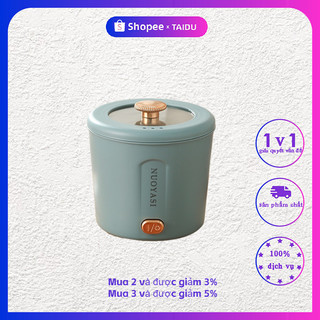 TAIDU Nồi cơm điện mini du lịch thức ăn nhanh mỳ ăn liền cốc nấu nồi cơm điện nhỏ đa năng nồi mỳ ăn liền cho 1 người