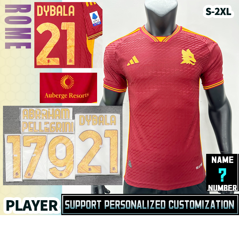 Áo Thun Số 23-24 Roma Size S-2XL