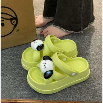 Dép lê hai mang đế dày nữ 2023 thời trang dép La Mã