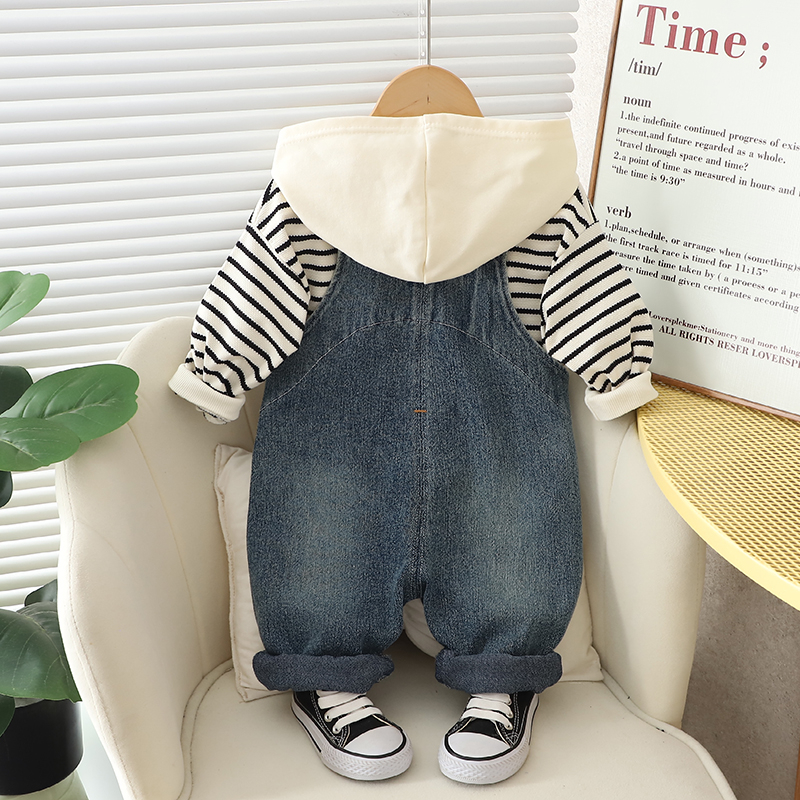 Set Đồ 2 Món Gồm Áo Hoodie Cotton In Họa Tiết Hoạt Hình Khủng Long Kèm Quần Dành Cho Bé Trai Gái