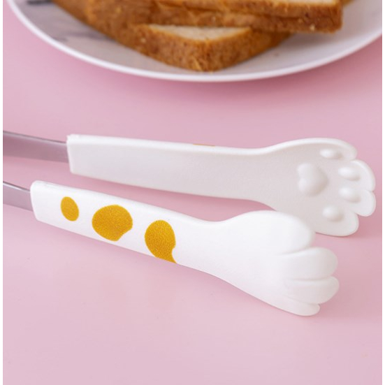 Best cook Lưỡi nấu ăn nhà bếp mèo dễ thương Hình dạng chân thép không gỉ Salad nhỏ Thực phẩm nướng Tong cmman13.vn