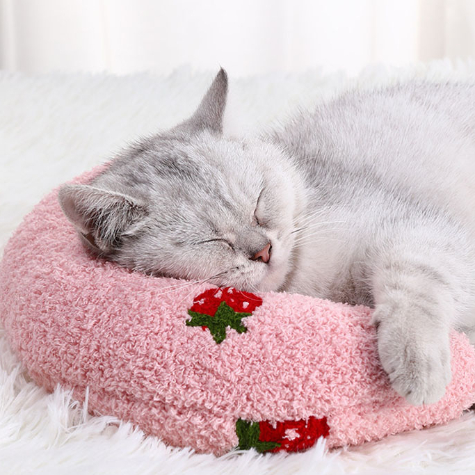 Gối Kê Cổ Chữ U Mềm Mại Gối Cho Thú Cưng Hình Chữ U Thoải Mái Ngủ- Gối Ngủ Cho Chó Mèo KKPETS