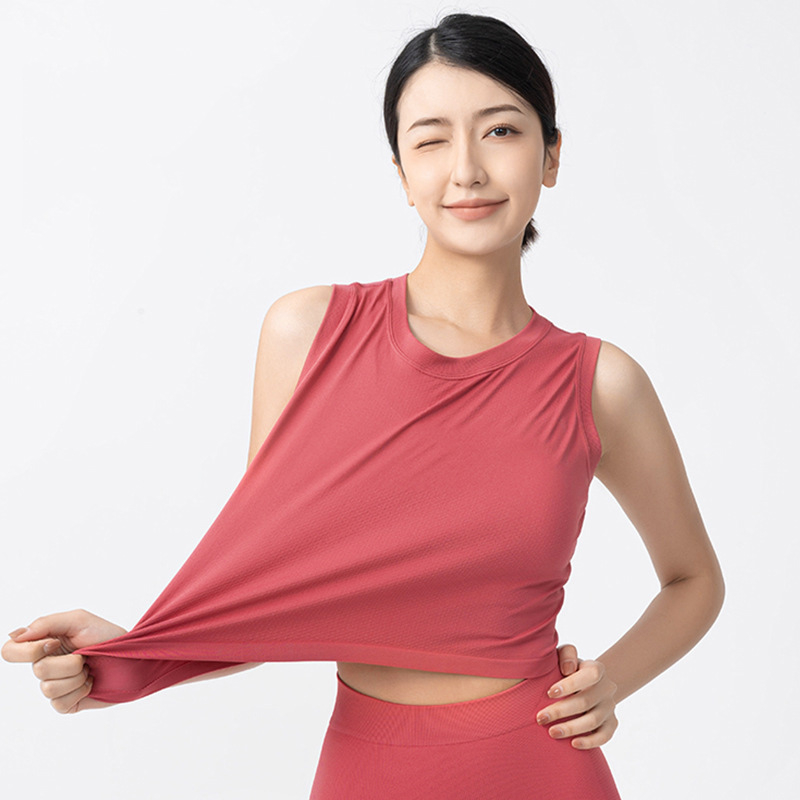 Áo Thun Thể Thao Sát Nách Chất Liệu Co Giãn Thoáng Khí Thời Trang Cho Nữ