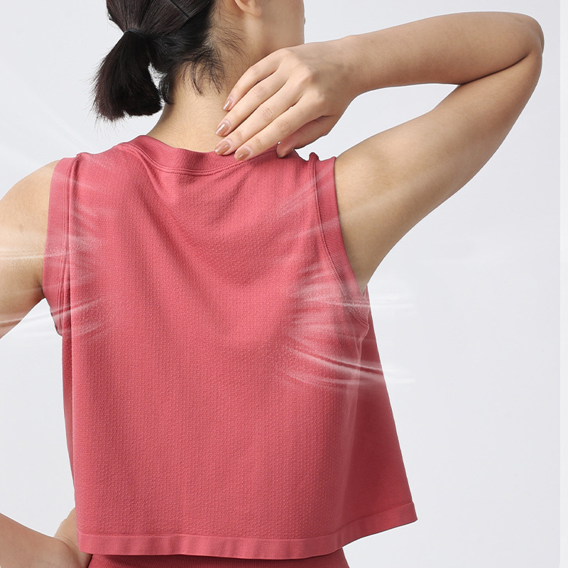 Áo Thun Thể Thao Sát Nách Chất Liệu Co Giãn Thoáng Khí Thời Trang Cho Nữ