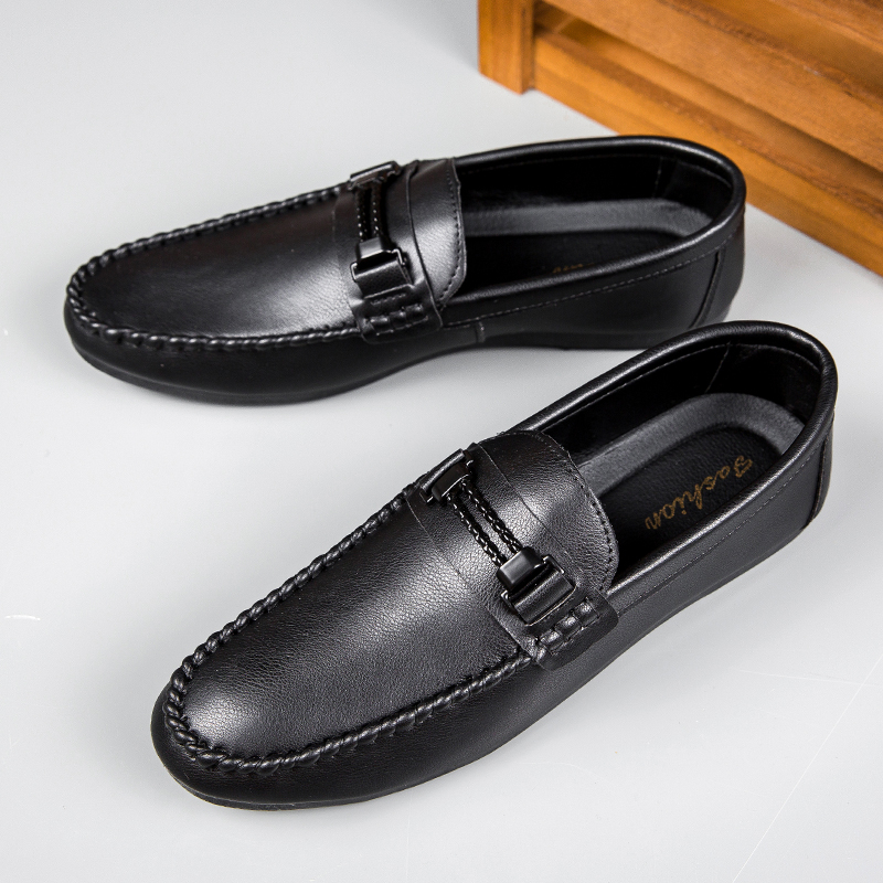 Giày Lười Da Mềm Thời Trang Cho Nam