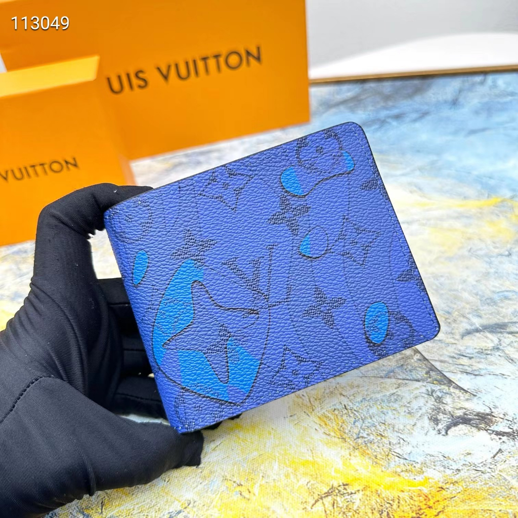 Ví nam Louis Vuitton LV chính hãng 100% M82307 Portfolio Slender Slim Wallet