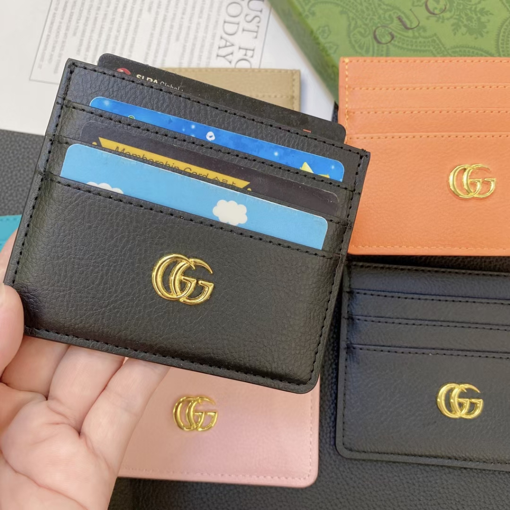 Ví Đựng Thẻ Siêu Mỏng Họa Tiết Da Trái Vải Thương Hiệu Hoa Kỳ