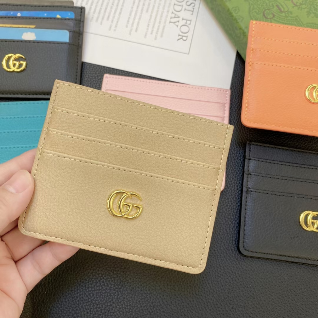 Ví Đựng Thẻ Siêu Mỏng Họa Tiết Da Trái Vải Thương Hiệu Hoa Kỳ