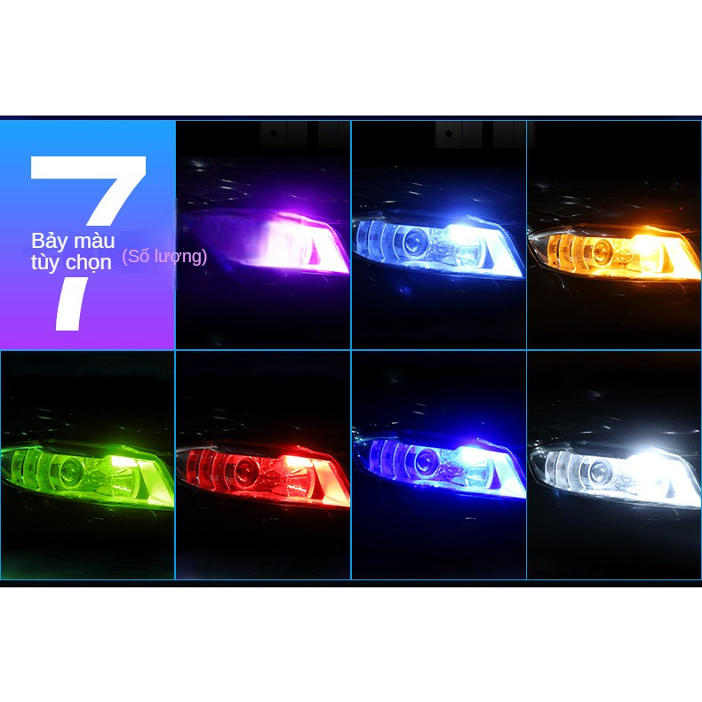 Đèn LED Chiếu Sáng Biển Số Xe T10 W5W COB Trong Suốt