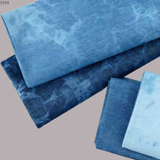 [cổ phiếu có sẵn] Vải denim nhuộm màu cotton mỏng, chiều rộng 60 inch = 150 cm, vải denim cotton, vải denim thời trang, vải cotton