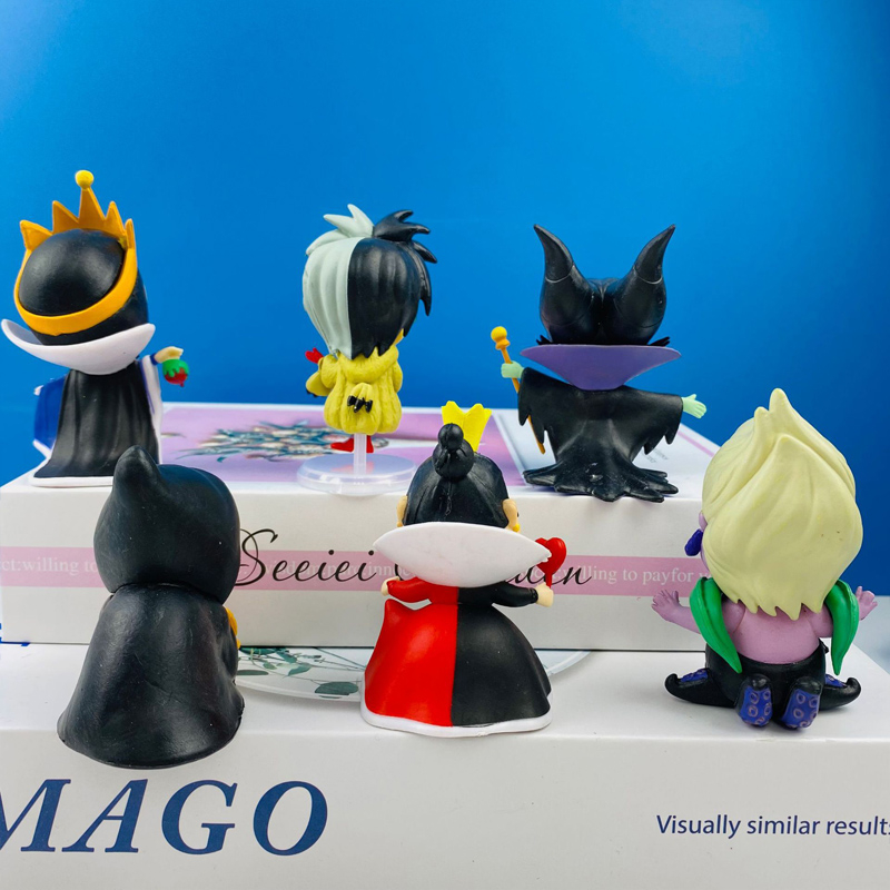 Set 6 Mô Hình Nhân Vật Phim Hoạt Hình Công Chúa Disney 7-9cm