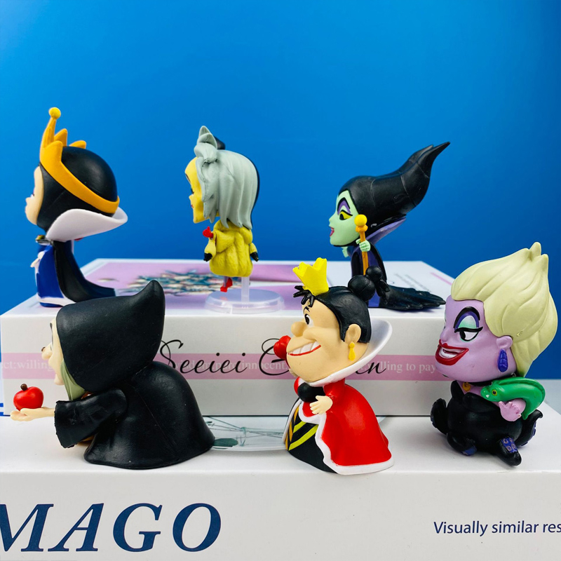 Set 6 Mô Hình Nhân Vật Phim Hoạt Hình Công Chúa Disney 7-9cm