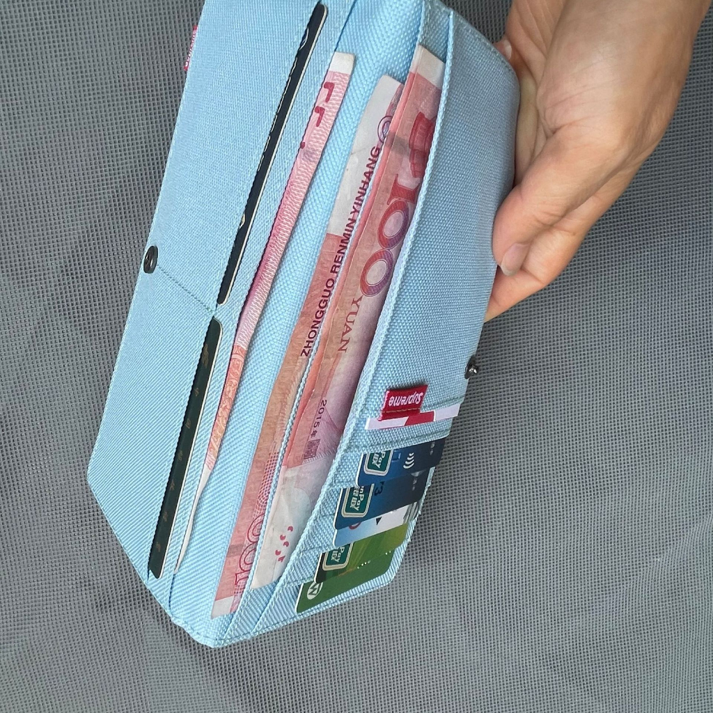 Ví Dài Thêu Chữ Supreme Thời Trang