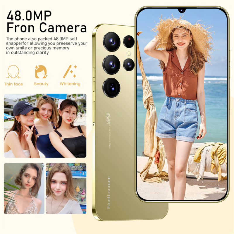 Màn Hình Lớn S23 Ultra + - 6.8-inch / Màn Hình HD / Nhiều camera / Nhận Diện / 1 + Bộ Nhớ 8G