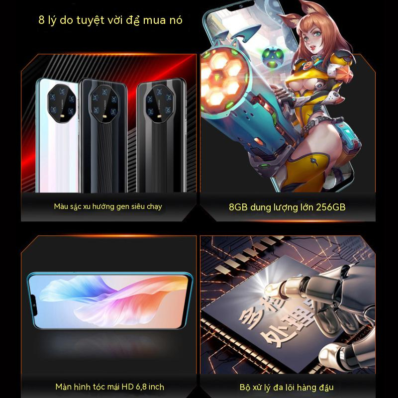 Màn Hình Lớn M50 pro 6.8-inch / Màn Hình HD / Nhiều camera / Nhận Diện / 8 + 256G