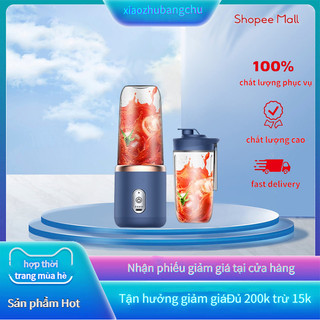 Máy ép nước trái cây XIAOZHUBANGCHU nhỏ gọn đa năng có thể sạc lại
