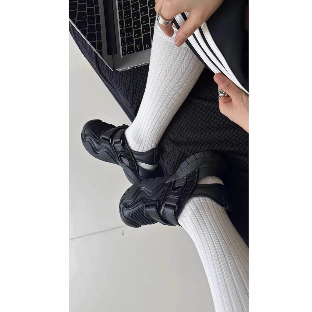 Giày Sandal Đế Dày Thoáng Khí Thời Trang Mùa Hè 2023 Phong Cách Mới Cho Nữ