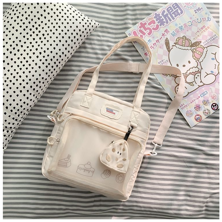 Just STAR Túi vải Nhật Bản Ý Hợp Thời Trang Cho Học Sinh