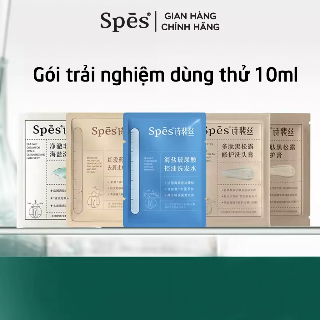 Dầu gội/ dầu xả/ kem dưỡng tóc SPES cao cấp 10ml